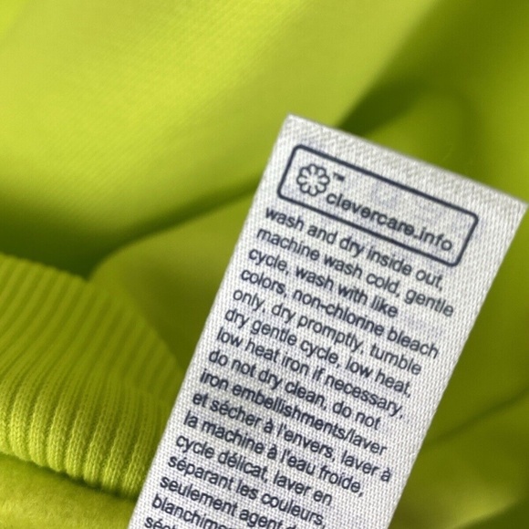 Tommy Jeans Men's Lucca Logo Sweatshirt Neo Lime - Picture 5 of 9